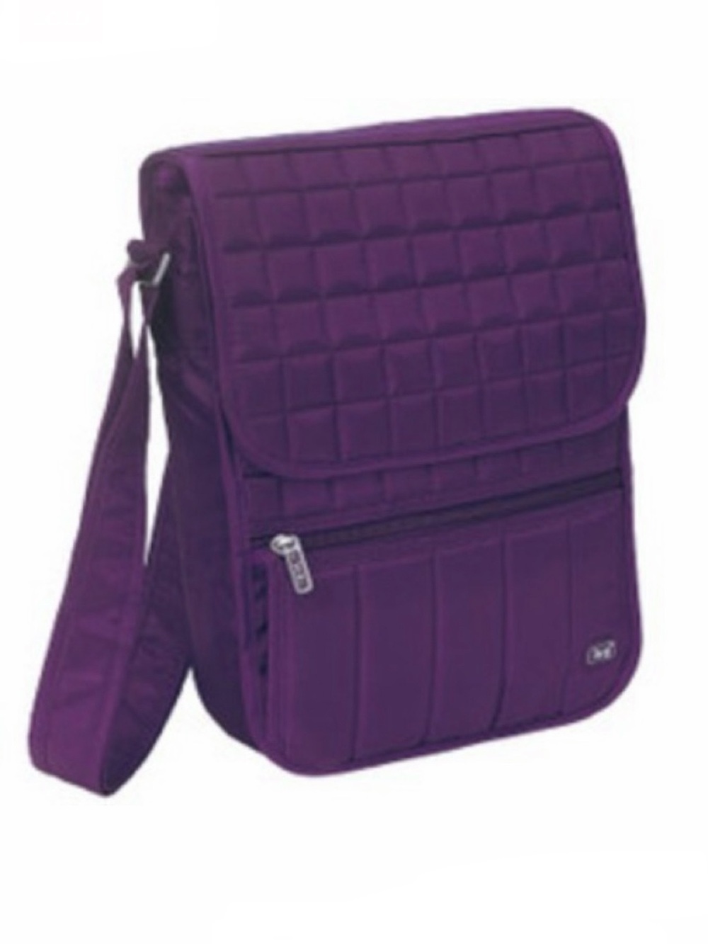 Lug Moped Crossbody Bag Quilted Purple Messenger